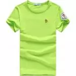 moncler polo shirts short sleeved hommes embroidered fireuser green